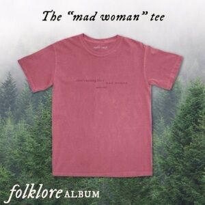 Taylor Swift mad woman folklore tee